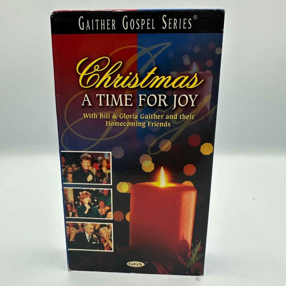Christmas A Time For Joy VHS Gaither Gospel Series Bill & Gloria Gaither 2001